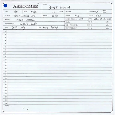 Don’t Give Up (early multi-track version)