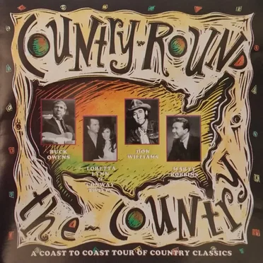 Country 'Round the Country: A Coast to Coast Tour of Country Classics by Various Artists - album cover