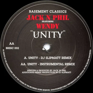 Unity (DJ Slipmatt Remix) by Jack 'N' Phil - album cover