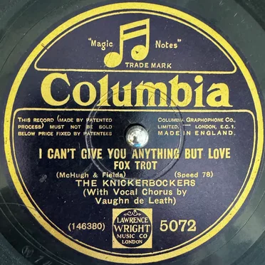 I Can't Give You Anything but Love / Too Busy!
