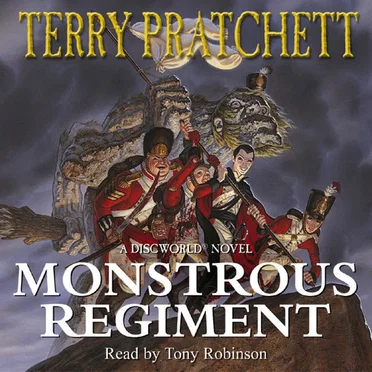 Monstrous Regiment by Terry Pratchett - album cover