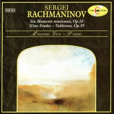 Six Moments Musicaux, Op. 16 / Nine Etudes - Tableaux, Op. 39 by Sergej Rachmaninov - album cover