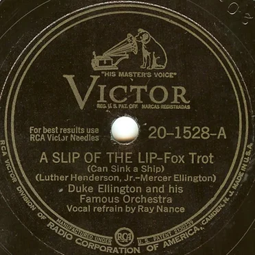 A Slip of the Lip / Sentimental Lady