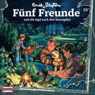 Fünf Freunde, Episode 23: und die Jagd nach den Smaragden by Enid Blyton - album cover