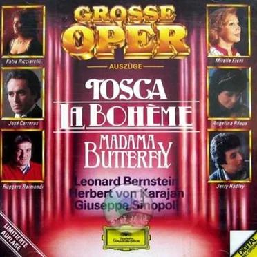 Great Opera Excerpts - Tosca, La Bohème, Madama Butterfly by Various Artists - album cover