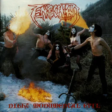 Night Monumental Evil by Enochian - album cover
