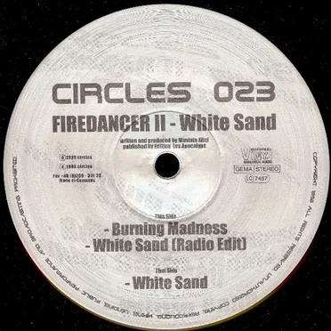 White Sand by Firedancer II - album cover
