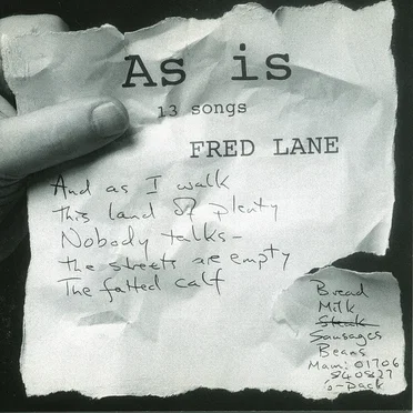 As is by Fred Lane - album cover