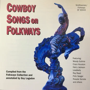 Cowboy Songs on Folkways by Various Artists - album cover