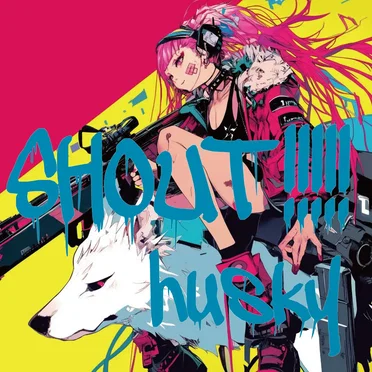 SHOUT!!!!! by husky - album cover