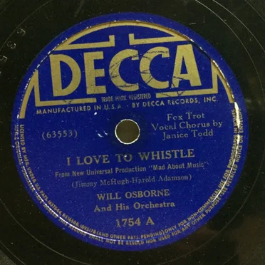 I Love to Whistle / Something Tells Me