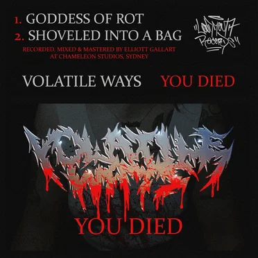 You Died by Volatile Ways - album cover
