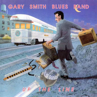 Up the Line by Gary Smith Blues Band - album cover
