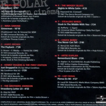Le polar fait son cinéma by Various Artists - album cover