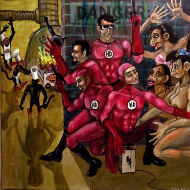 Return of the Rockmen: Into the Monkey Oven by The Hudson Debacle - album cover