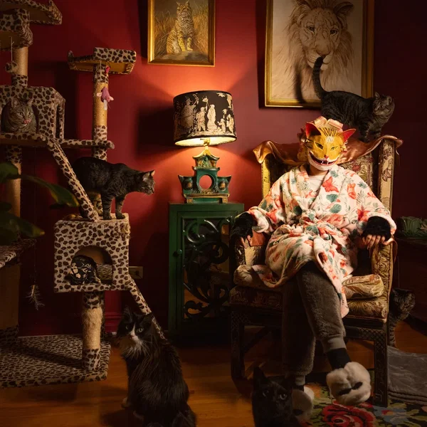 Portrait of a Cat Lady