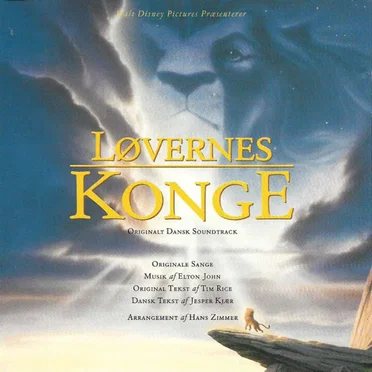 Løvernes Konge: Originalt Dansk Soundtrack by Various Artists - album cover
