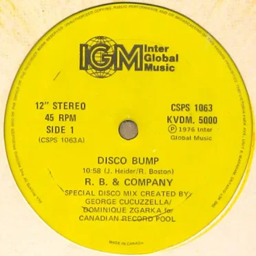 Disco Bump / Disco Train