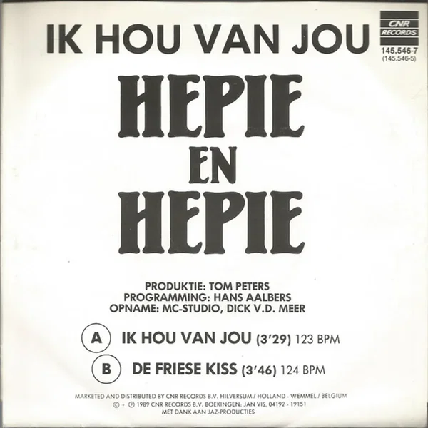 Ik hou van jou / De Friese kiss