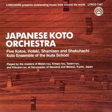 Japanese Koto Orchestra by Koto Ensemble of the Ikuta School - album cover