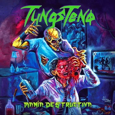 Manía destructiva by Tungsteno - album cover