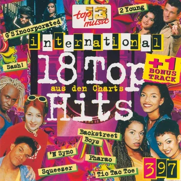 18 International Top Hits aus den Charts 1–97 by Various Artists - album cover