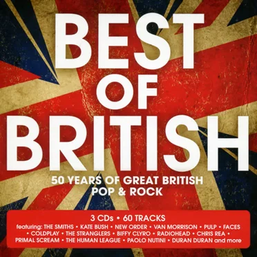 Best of British: 50 Years of Great British Pop & Rock by Various Artists - album cover