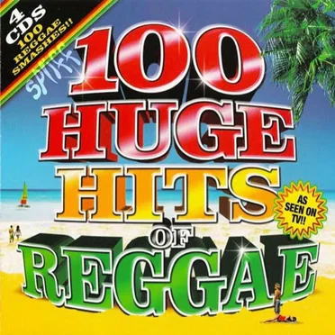 100 Huge Hits of Reggae by Various Artists - album cover