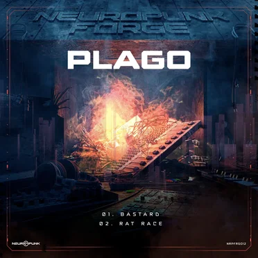 Bastard / Rat Race by Plago - album cover
