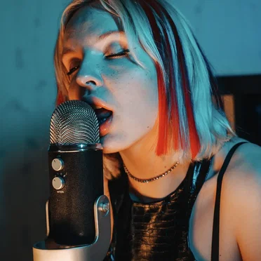 ASMR Ear Licking and Gently Mouth Sounds (with Elsa) by The Sounds of Girls - album cover