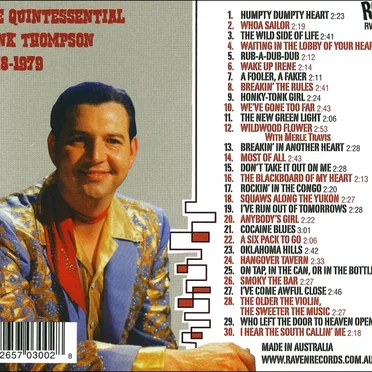 The Quintessential Hank Thompson 1948-1979