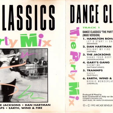 Dance Classics: The Party Mix by Various Artists - album cover