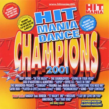 Hit Mania Dance Champions 2001 by Various Artists - album cover