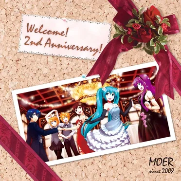MOER feat. 初音ミク -2nd anniversary- by Various Artists - album cover