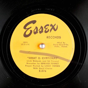 What is Christmas / Lonely Old Shepherd by Edward Penney - album cover