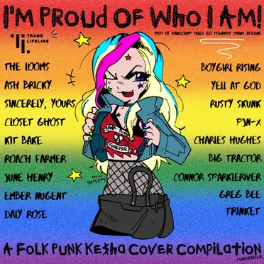 The Folk Punk Kesha Cover Compilation by Various Artists - album cover