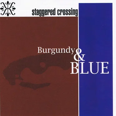 Burgundy & Blue