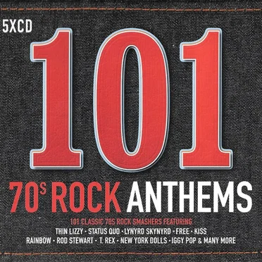 101 70s Rock Anthems by Various Artists - album cover