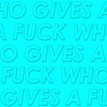 WHO GIVES A FUCK by trent sinclaire - album cover