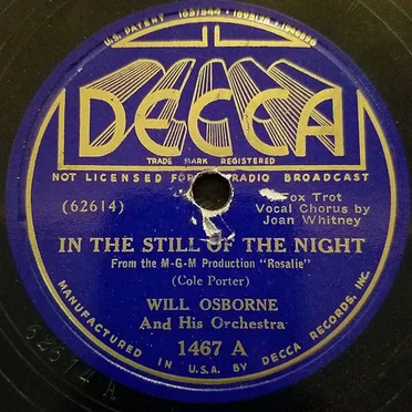 In the Still of the Night / Rosalie