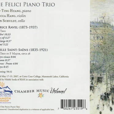 Ravel: Piano Trio / Saint‐Saëns: Piano Trio in F major, op. 18