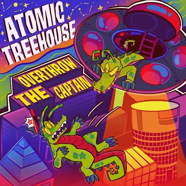 Overthrow the Captain by Atomic Treehouse - album cover