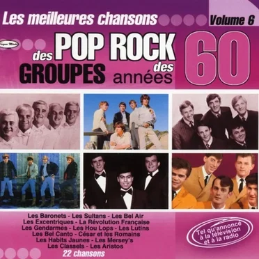 Les Meilleures Chansons pop rock des groupes des années 60, volume 6 by Artistes variés - album cover