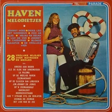 Havenmelodietjes, 28 vrolijke wijsjes over matrozen en meisjes by Various Artists - album cover