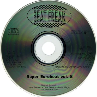 Super Eurobeat, Vol. 8 by Various Artists - album cover