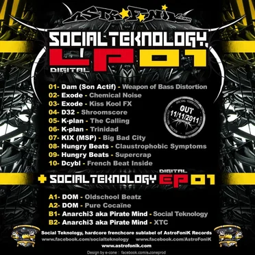 Social Teknology LP 01 by Various Artists - album cover