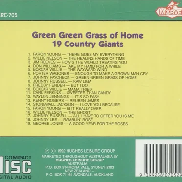 Green Green Grass of Home by Various Artists - album cover