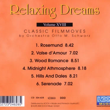 Relaxing Dreams, Volume XVIII: Classic Filmmoves