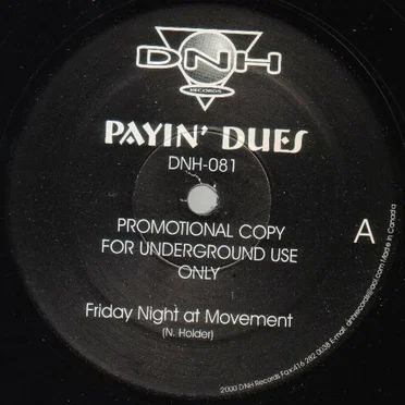 Payin' Dues by Nick Holder - album cover