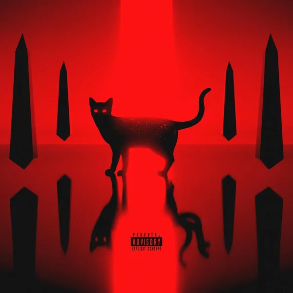 SchwarzeKatzeRoterLack